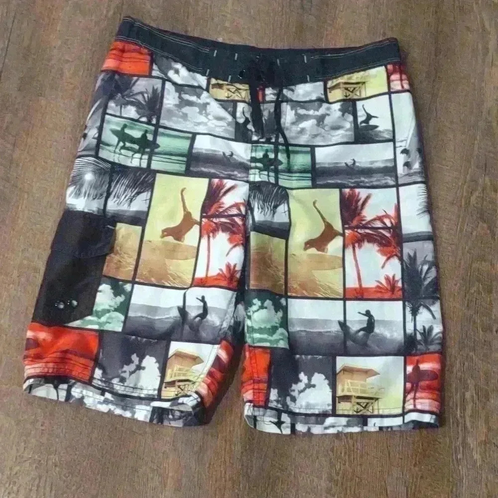 Jantzen photo block swim‎ trunks boys 14-16